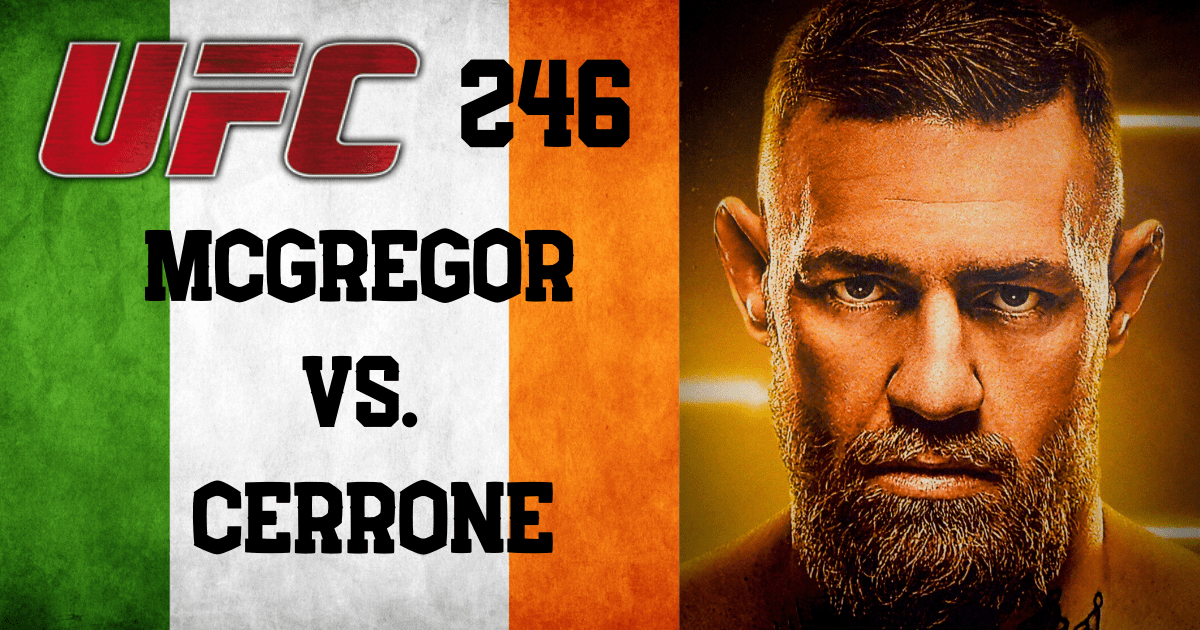 Cómo ver UFC 246: McGregor vs Cerrone online