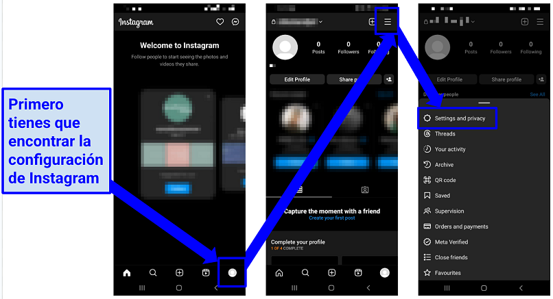 How to access your Instagram account settings on Android - step by step with images