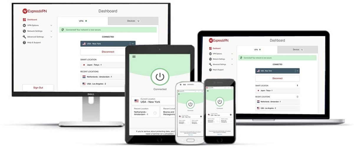 ExpressVPN devices