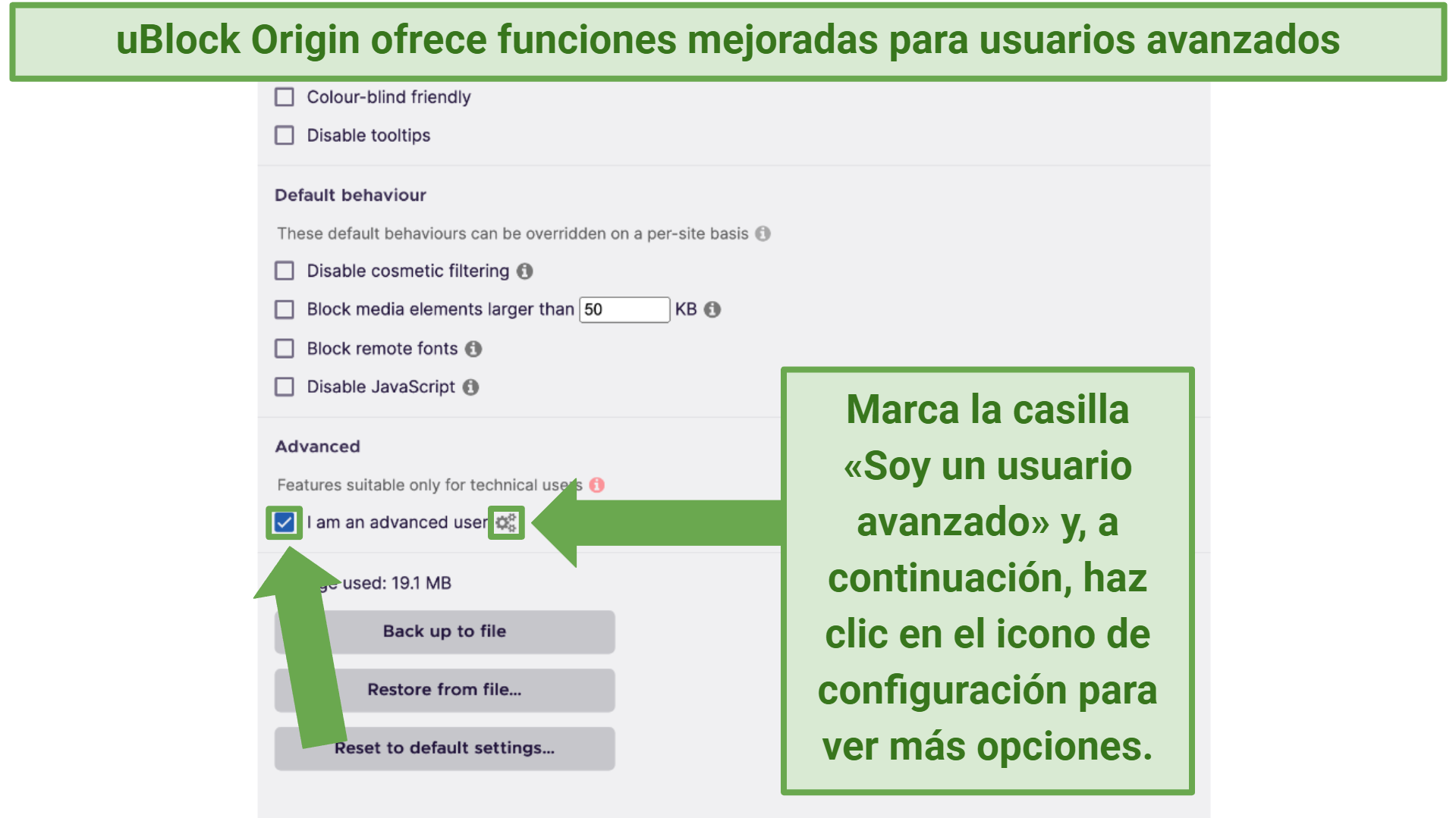 Screenshot showing how to toggle your filters in AdGuard