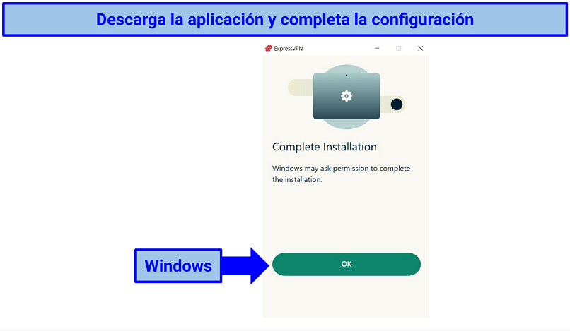 screenshot of ExpressVPN's Windows and iOS apps