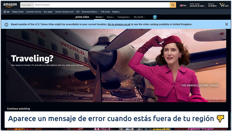 Como ver Amazon Prime Video desde cualquier lugar en 2024