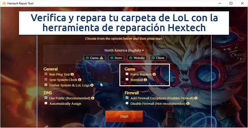 Imagen de herramienta HexTech para solucionar el lag y problemas de FPS en LoL